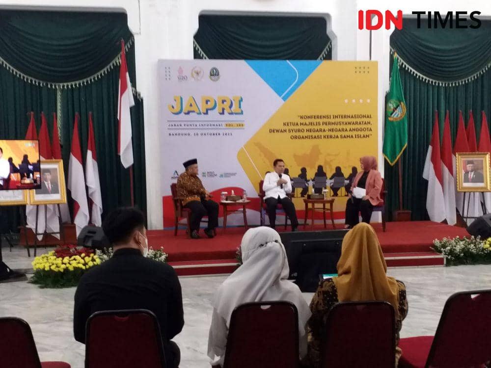 Sekretaris Jenderal, Majelis Permusyawaratan Rakyat Republik Indonesia (MPR RI), Ma’ruf Cahyono (IDN Times/Azzis Zulkhairil)