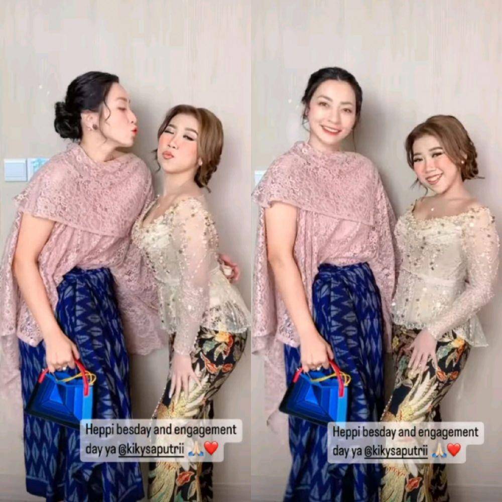 Hesti dan Kiky Saputri (instagram.com/hestipurwadinata)