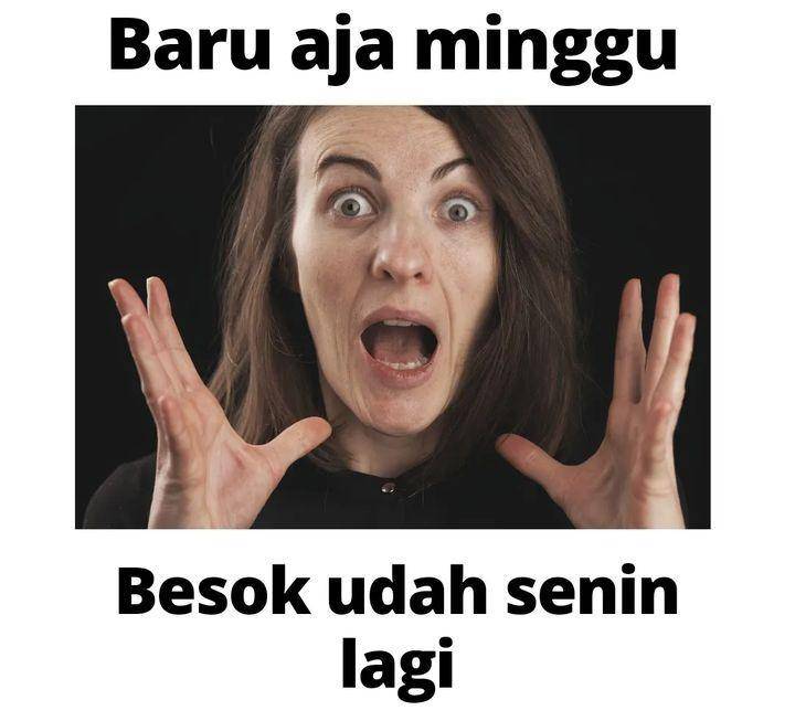 meme lucu di hari minggu (instagram.com/mediaedukasi)