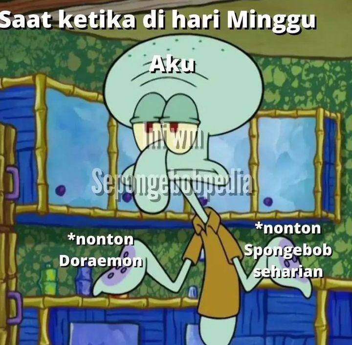 meme lucu di hari minggu (instagram.com/bydagelan)