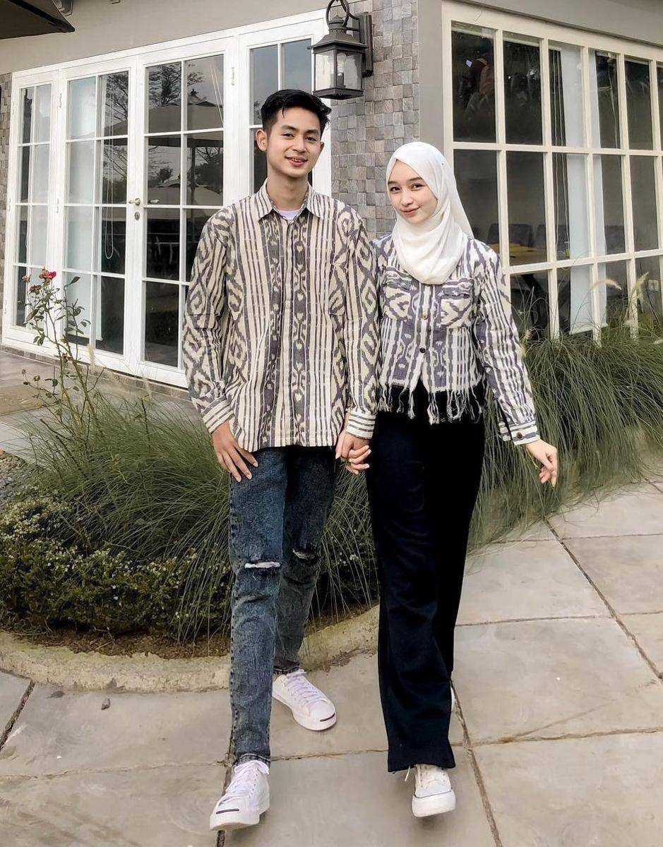 Ootd kondangan couple (instagram.com/illona.gf)