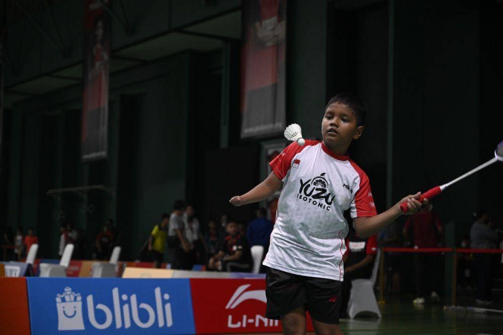 Peserta disabilitas di Audisi Umum PB Djarum 2022, Leonardus Gamma Tirta Putra Harjanto (dok.Istimewa)