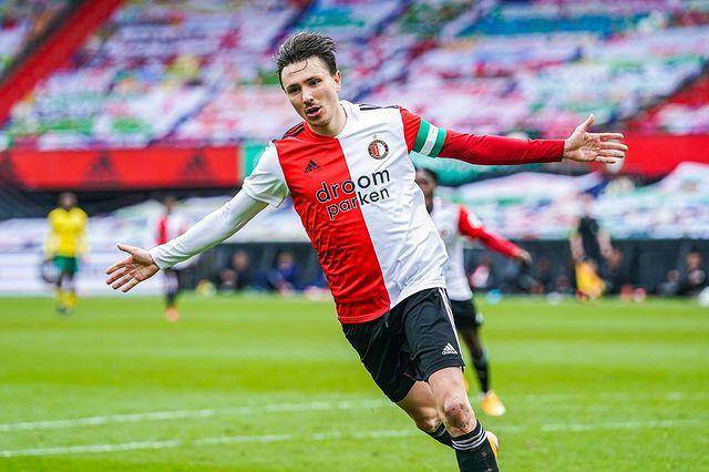 Steven Berghuis saat membela Feyenoord Rotterdam. (instagram.com/stevenberghuis)