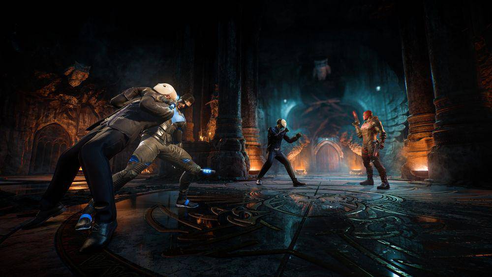 Menjatuhkan musuh dalam game Gotham Knights cukup mudah. (dok. Warner Bros./Gotham Knights)