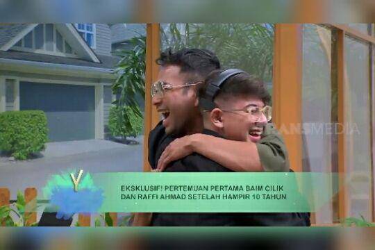 reuni Raffi Ahmad, Baim, dan Nizam (dok. youtube.com/TRANS7 OFFICIAL)