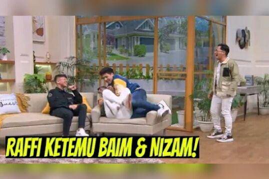 reuni Raffi Ahmad, Baim, dan Nizam (dok. youtube.com/TRANS7 OFFICIAL)