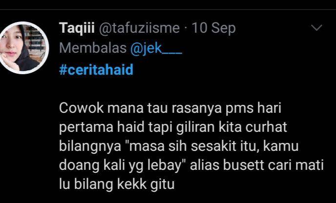 cerita haid (twitter.com/@tafuziisme)