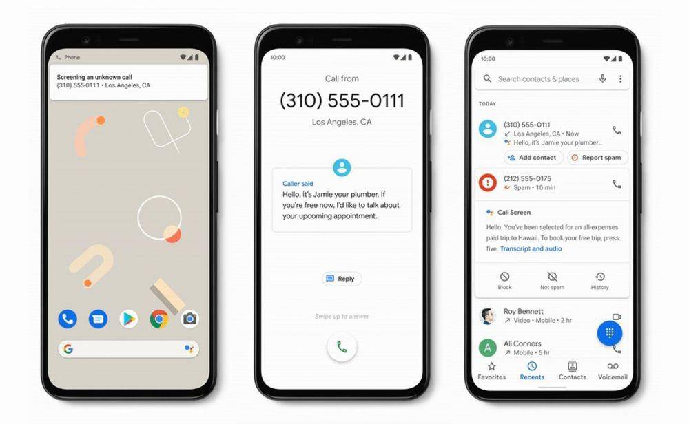 ilustrasi fitur Call Screen (dok. Google)