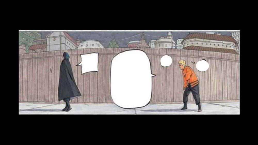 Naruto bertanya apa Sasuke akan ke Redaku. (Dok. Shueisha/Naruto: Sasuke's Story)