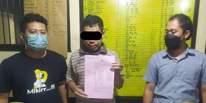Mantan Anggota DPRD Tulungagung, Suwito saat ditangkap polisi. IDN Times/ dok Polres Tulungagung