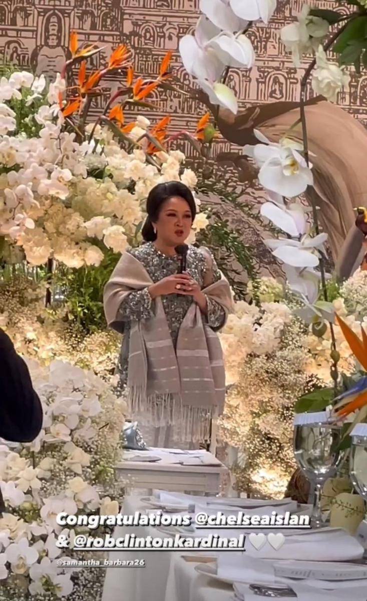 Dekorasi lamaran Chelsea Islan dan Rob Clinton (https://www.instagram.com/njungkurniawan)