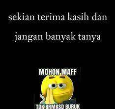 meme kocak slide terakhir untuk presentasi (twitter.com/Racunkudishopee)