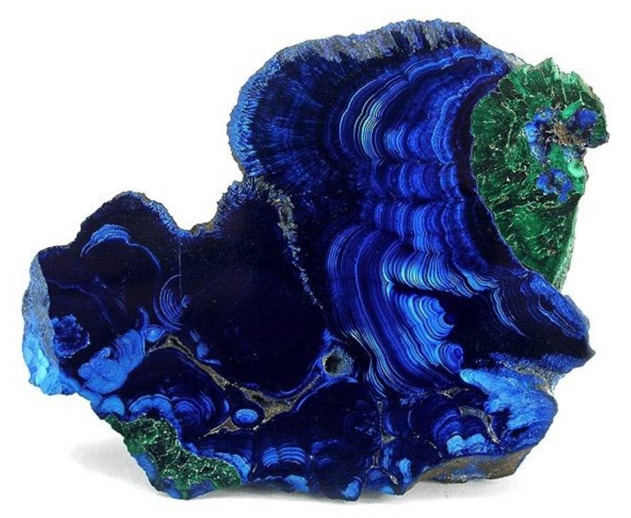 ilustrasi Azurite (commons.wikimedia.org/ Robert M. Lavinsky