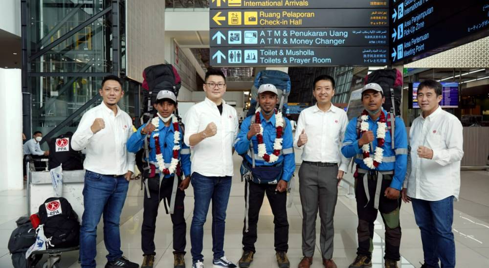 Tim pendakian PPA setibanya di Indonesia (Dok. IDN Times/Istimewa)