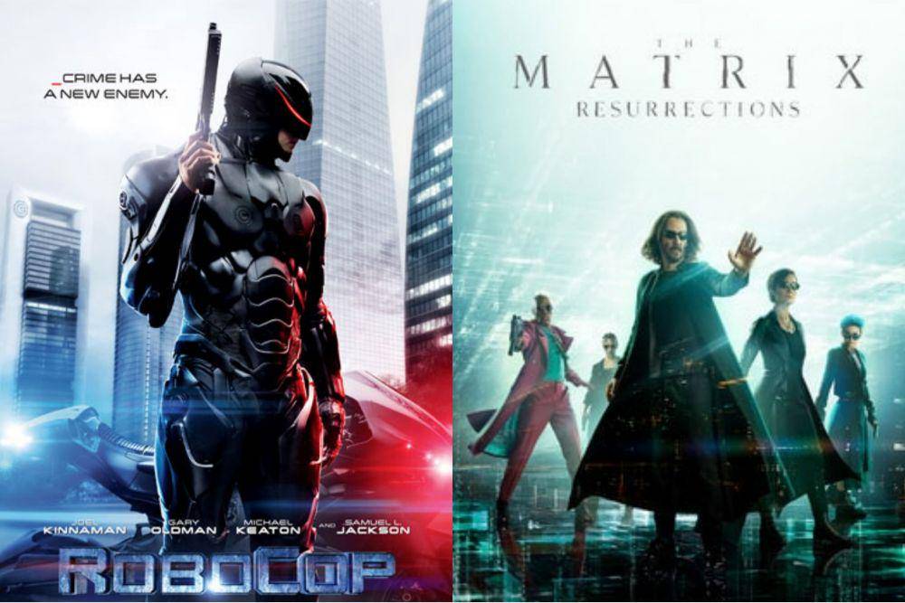 RoboCop (2014) dan The Matrix Resurrections (2021) (dok.MGM Studios/RoboCop | dok. Warner Bros./The Matrix Resurrections)