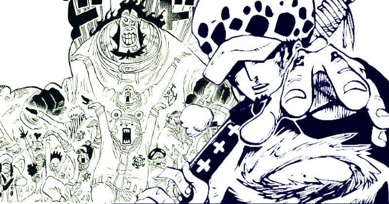 Trafalgar Law dan Kelompok Hati. (Dok. Shueisha)