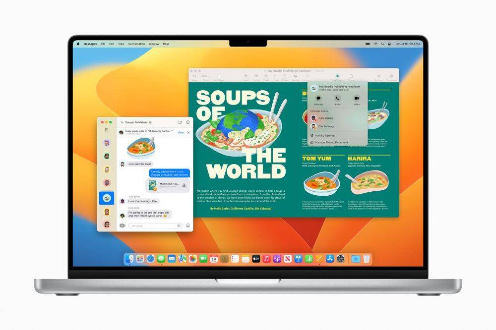 fitur macOS Ventura di Messages (Dok. Apple)