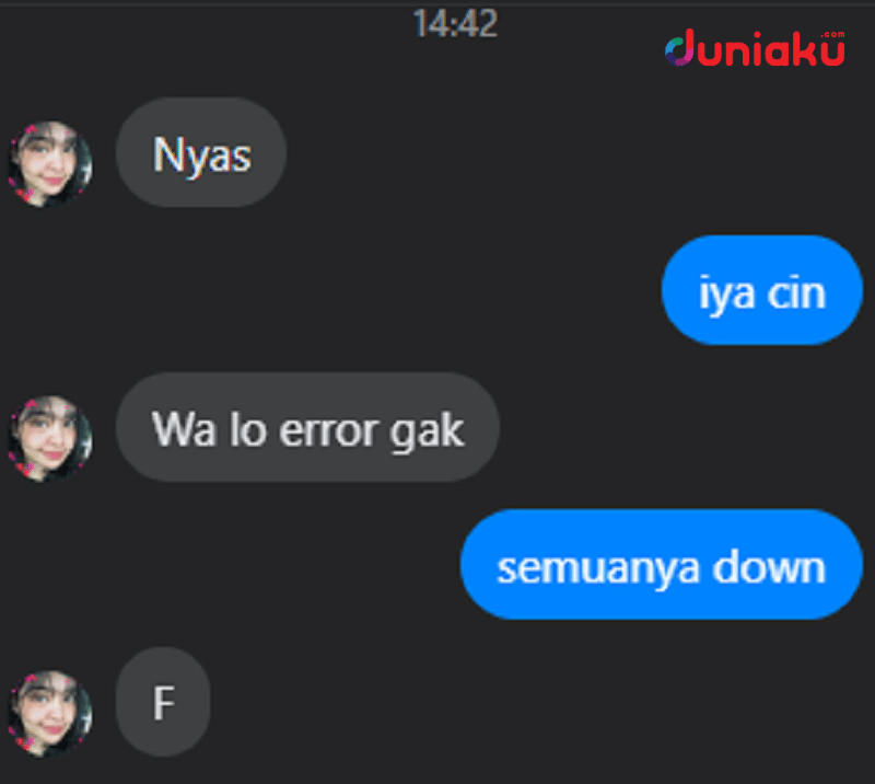 Obrolan Facebook Messenger. duniaku.com/Adhitya Daniel