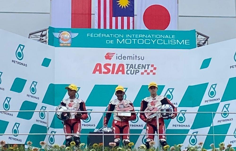 Pebalap Veda Ega Pratama Naik Podium Kedua di Sepang Malaysia