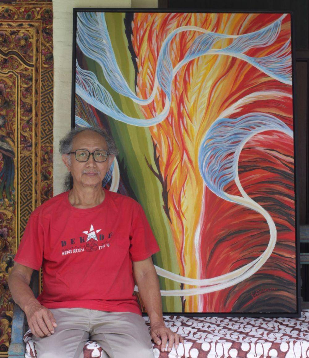 Pelukis Sukma Susiawan. (Dok.IDN Times/Istimewa)