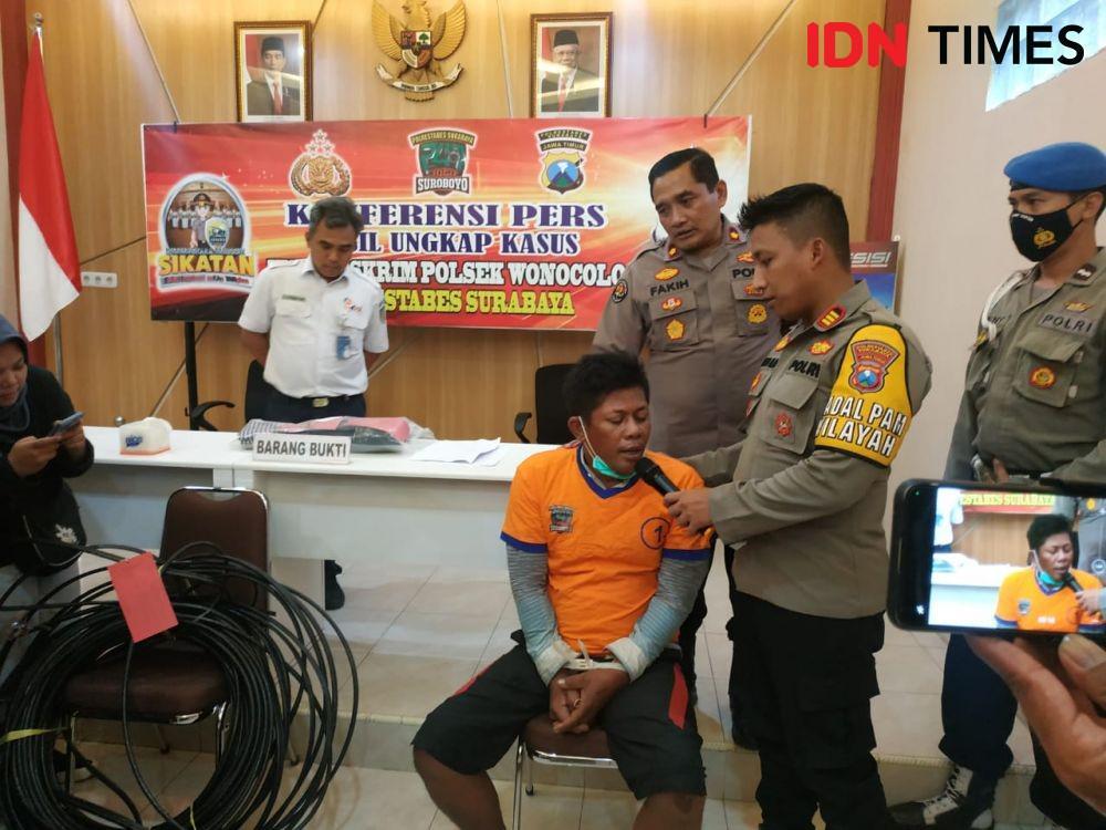 Viral Pencuri Kabel KAI Surabaya, Ternyata Tukang Rombeng