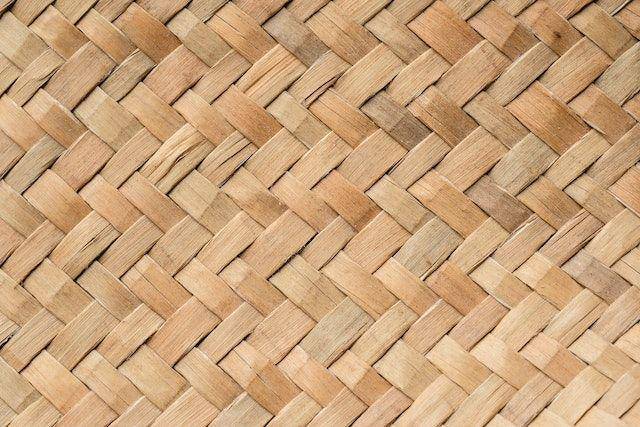 ilustrasi anyaman bambu (pexels.com/Marina Leonova)