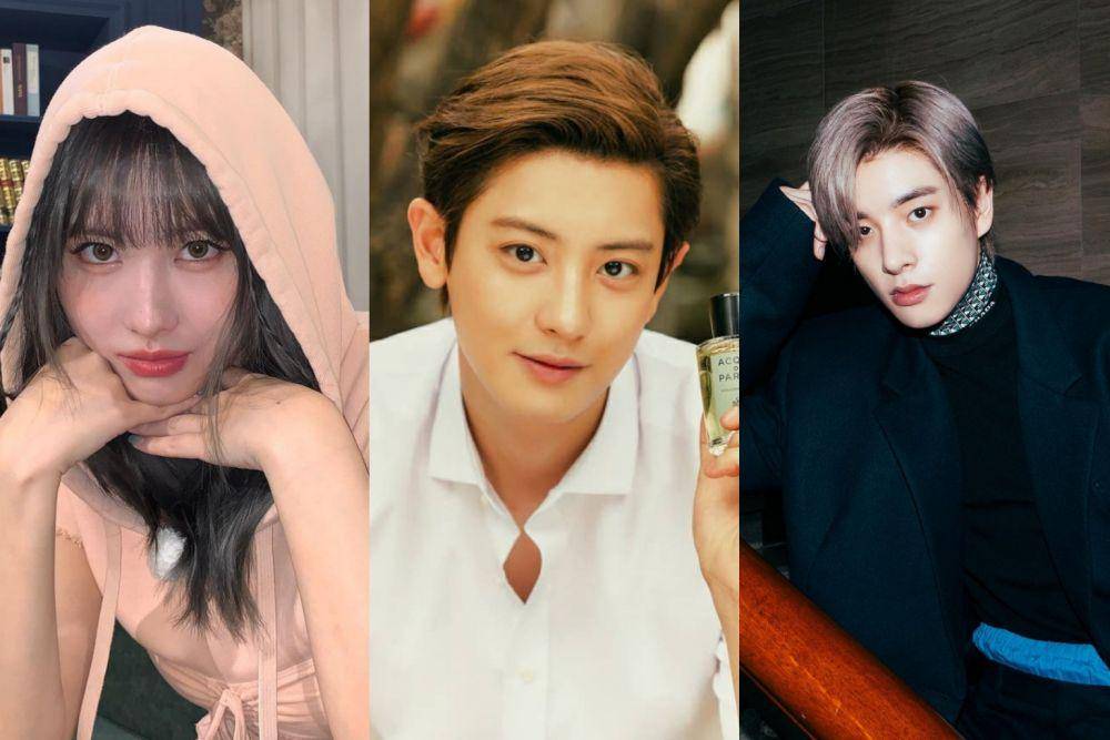 Momo TWICE, Chanyeol EXO dan Jake ENHYPEN (Instagram.com/Momo | instagram.com/real__pcy | instagram.com/enhypen)