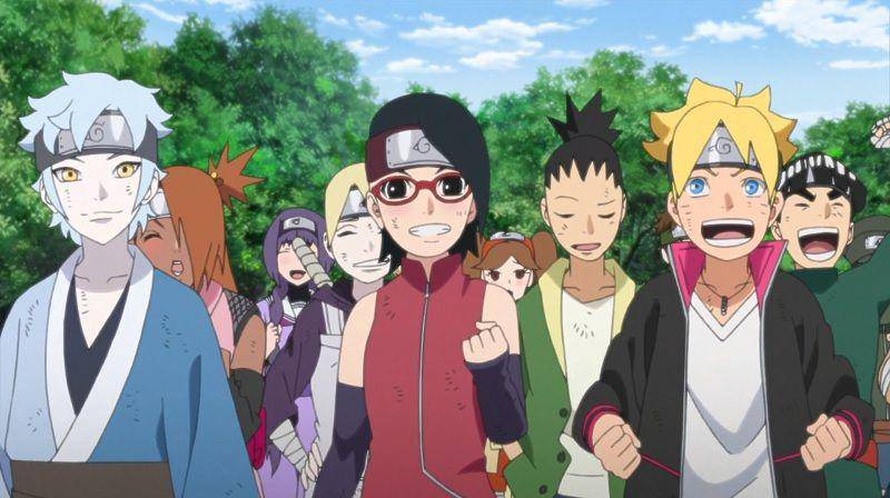 Boruto dan lainnya, ninja genin (dok. Pierrot/Boruto: Naruto Next Generations)