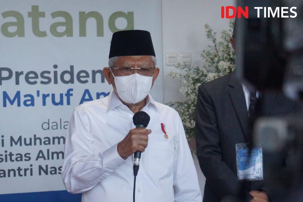 Kepercayaan Publik terhadap Jokowi Merosot, Ini Respons Ma'ruf Amin