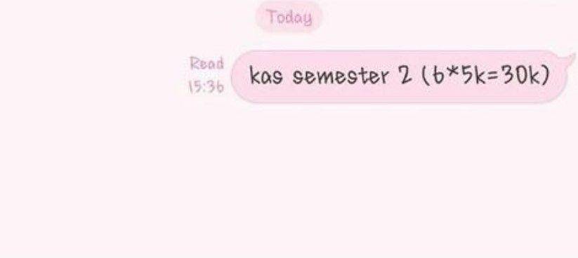 chat bendahara nagih uang kas (instagram.com/receh.id)