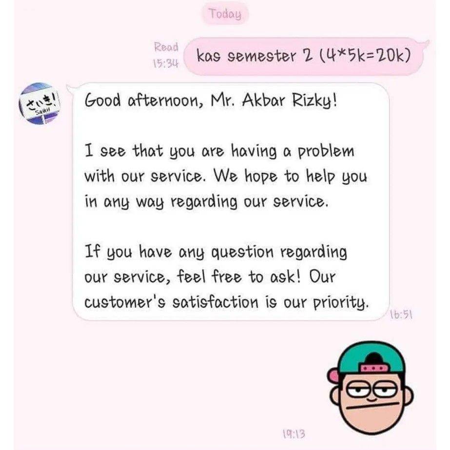 chat bendahara nagih uang kas (instagram.com/wkwkland_real)