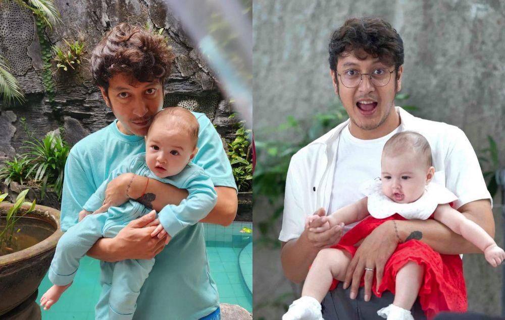 POTRET Dimas Anggara dan buah hati (instagram.com/dimsanggara | instagram.com/artis_indonesia)