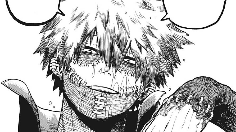 Dabi mengungkapkan identitasnya. (dok. Shueisha/My Hero Academia)