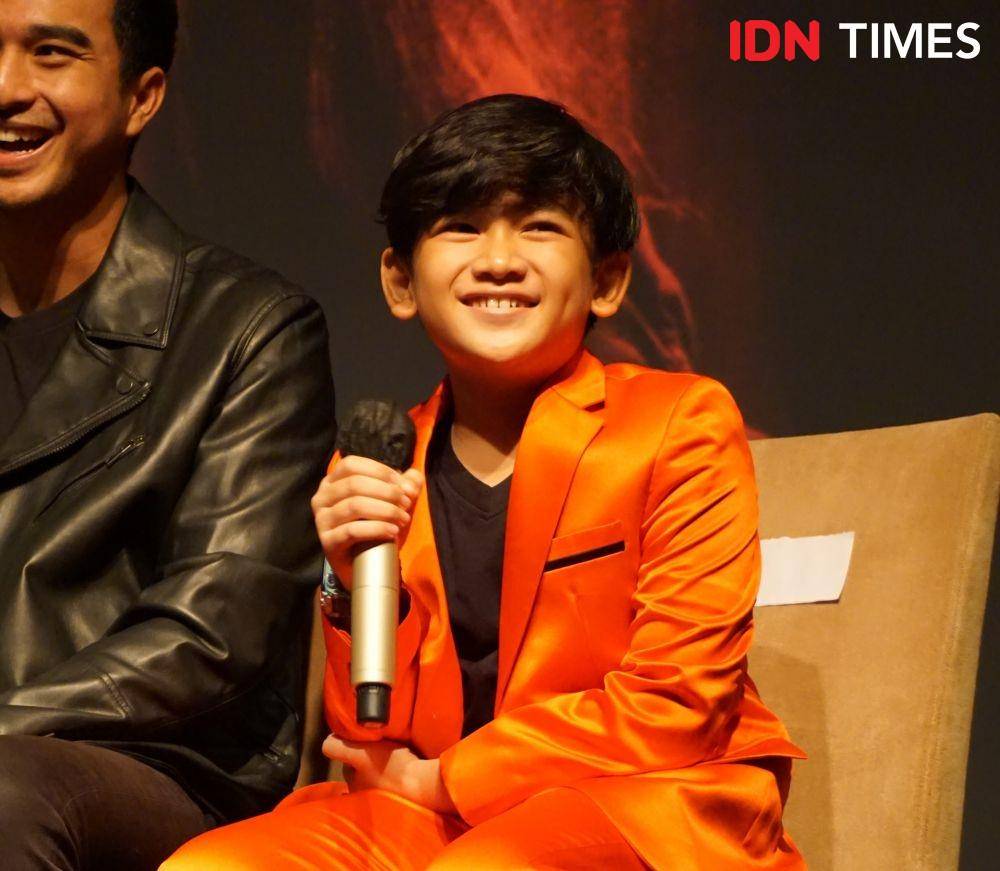 potret Bento Julian di konferensi pers film Perempuan Bergaun Merah pada Rabu (26/10/2022) (Dok. IDN Times/Elizabeth Chiquita)