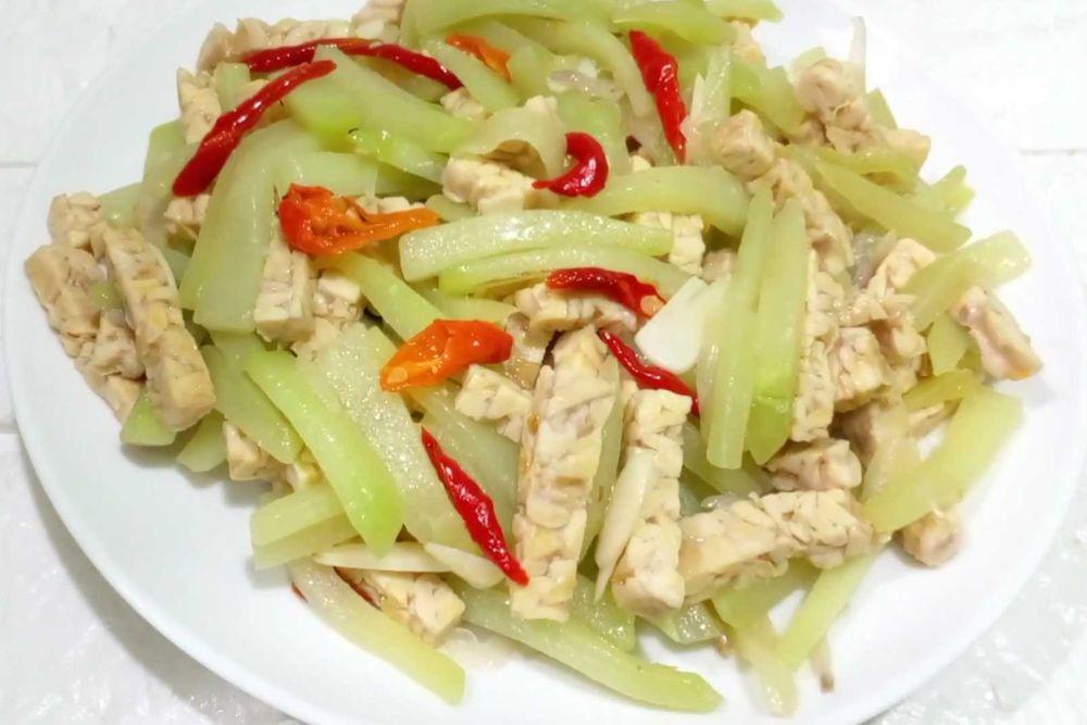 Resep Tumis Labu Siam Tempe, Gurihnya Bikin Nafsu Makan Naik