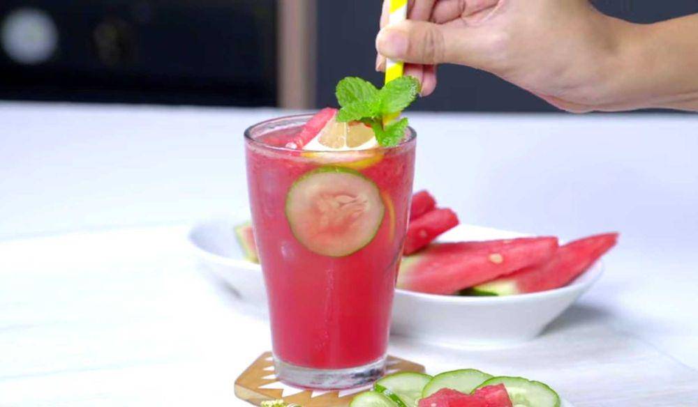 lemonade semangka timun (YouTube.com/Tastemade Indonesia)