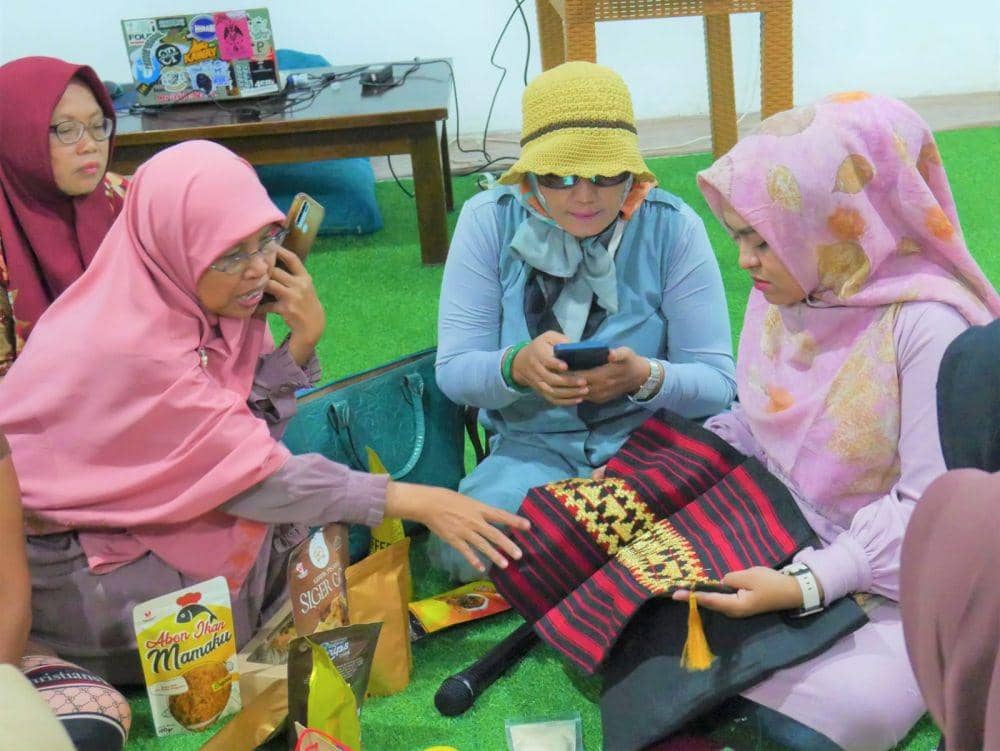 Pelatihan strategi dan peluang ekspor bagi UMKM binaan Rumah BUMN Bandar Lampung, Selasa (25/10/2022). (Dok. Rumah BUMN).