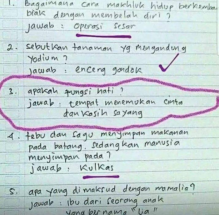 jawaban kocak siswa (instagram.com/meme.wkwk)