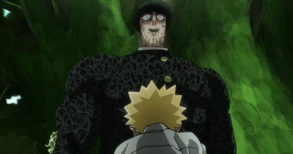 Psycho Helmet bertambah besar (  Dok. Bones / Mob Psycho 100 III )