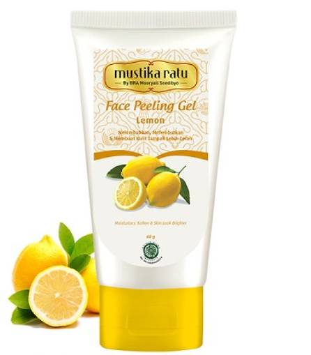 Mustika Ratu Face Peeling Gel Lemon (tokopedia.com/mustika-ratu)