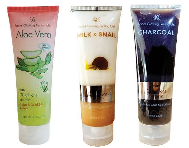 SYB Facial Glowing Peeling Gel (shopee.co.id/sybofficial)