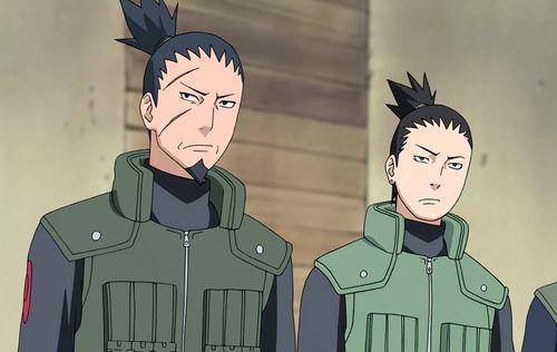 Shikaku Nara dan Shikamaru Nara (dok. Pierrot/Boruto: Naruto Next Generations)