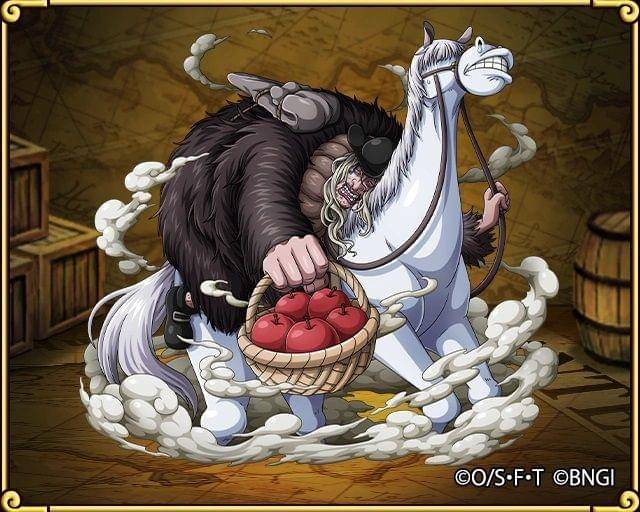 Doc Q dan apel-apelnya. (Dok. Bandai Namco, Shueisha/One Piece Treasure Cruise)