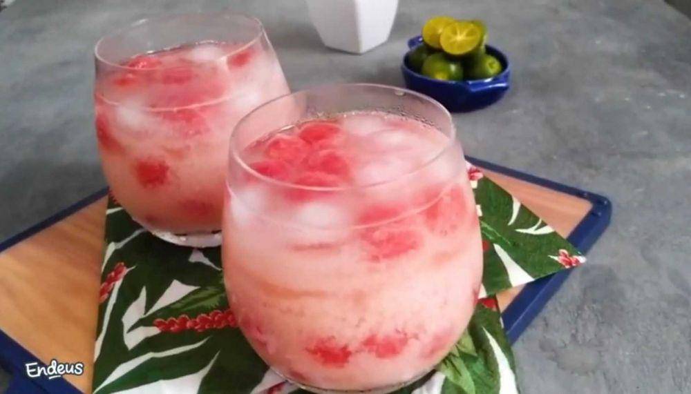 minuman watermelon yogurt (YouTube.com/Endeus.tv)