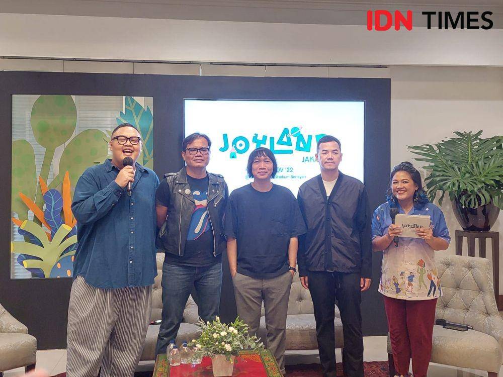 Pembicara di konferensi pers Joyland Festival, pada Kamis (27/10/2022) (IDN Times/Erfah Nanda)