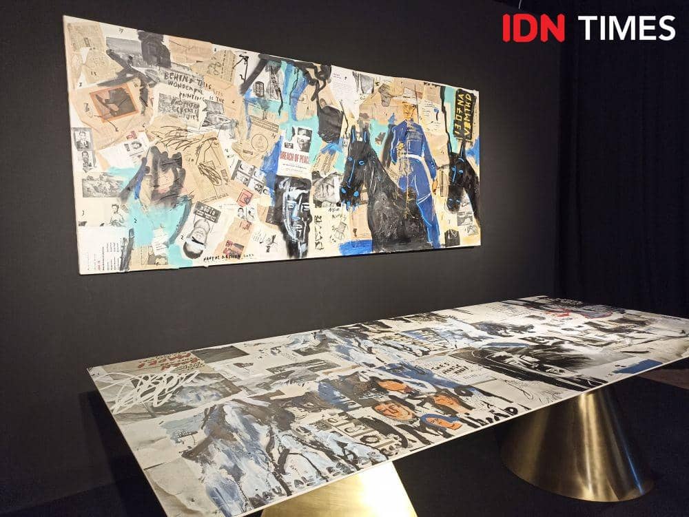 ilustrasi hasil karya Naufal Abshar di pameran Murai Art Projects. 27 Oktober 2022. (IDN Times/M. Tarmizi Murdianto)