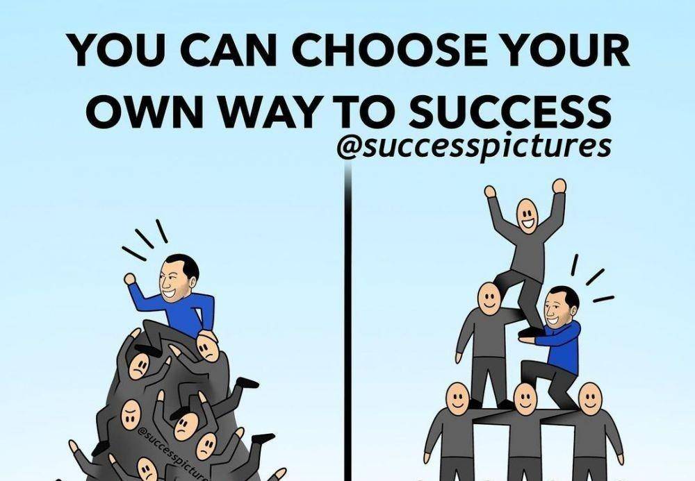 Ilustrasi motivasi kesuksesan. (instagram.com/successpictures)