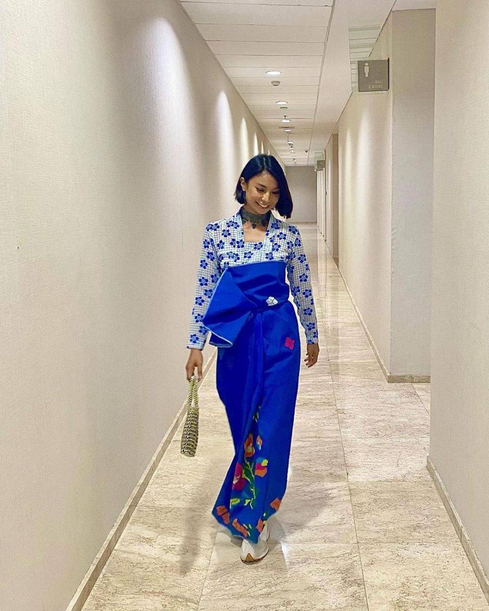 Shareefa Daanish dalam balutan kebaya (instagram.com/shareefadaanish)