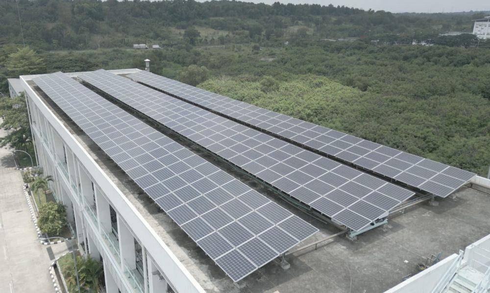 Solar panel di pabrik AHM mencapai 8.760 kWp (dok. AHM)