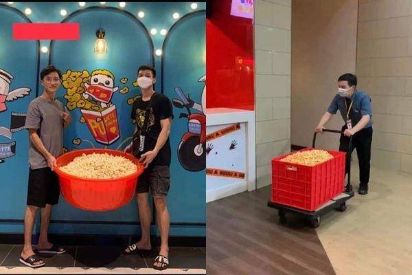 beli popcorn kocak (facebook.com/lottedonghoi)